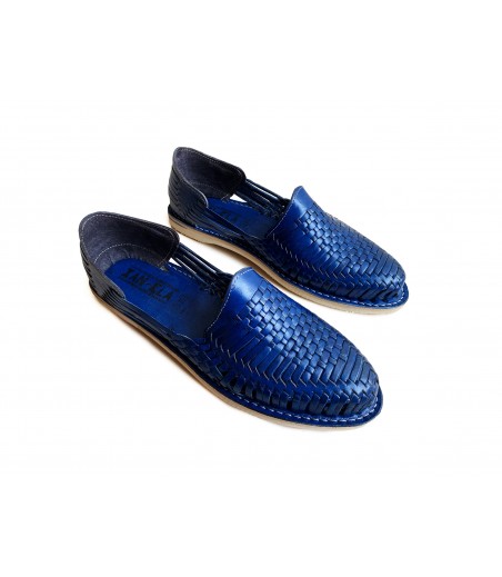 Huarache Sandals Dominoes Blue Deluxe