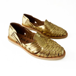 Huaraches sandals Gold
