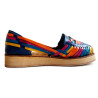 Huaraches Sandals Rainbow Blue
