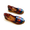 Huaraches Sandals Rainbow Blue